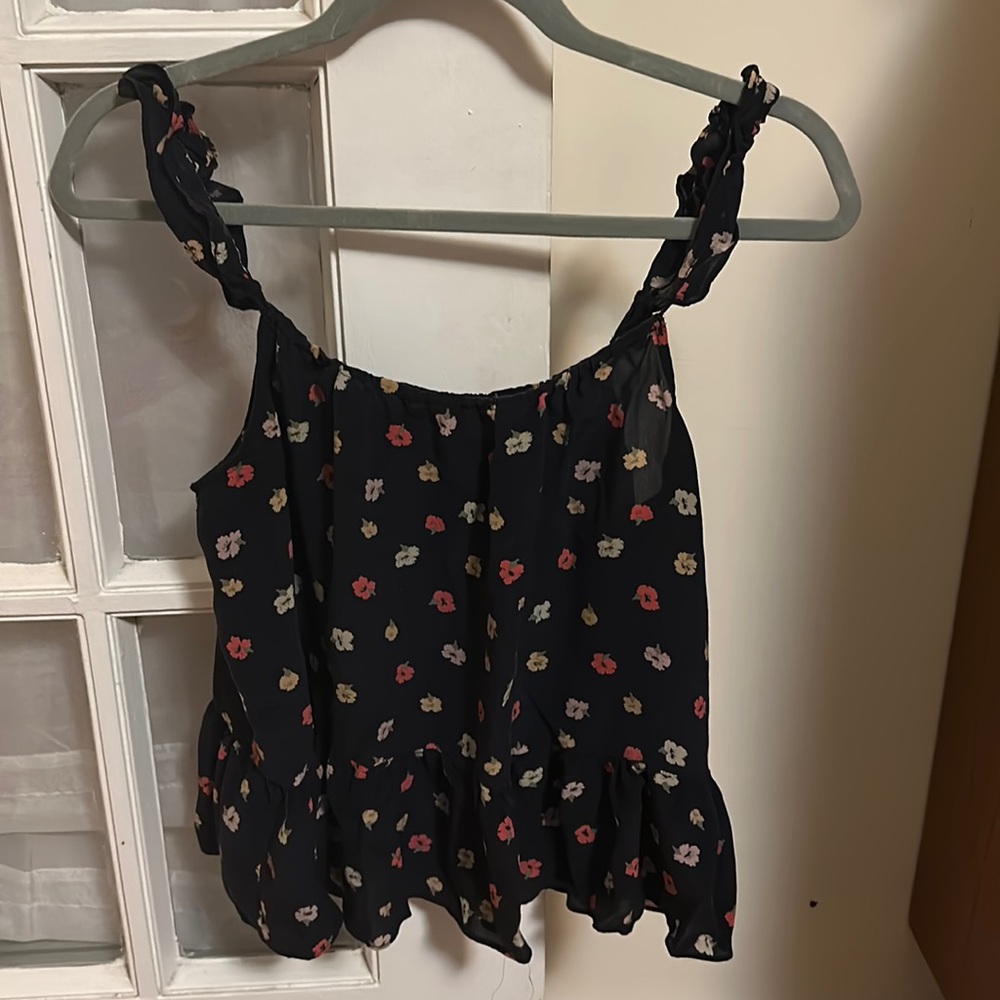 Madewell ruffle blouse